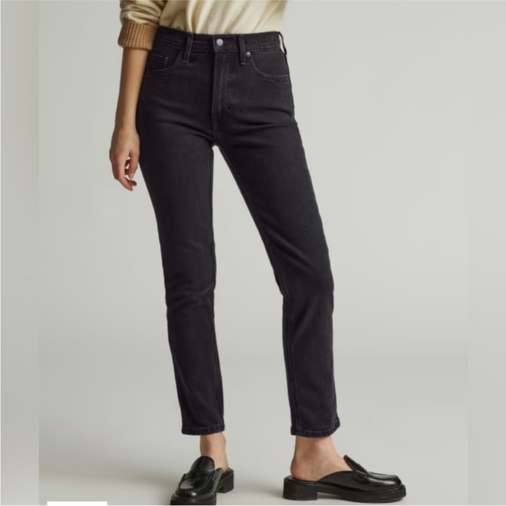 Everlane The Original Cheeky Straight Leg High Rise Jean
